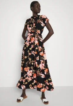 Vero Moda Tall Vmhallie Long Tie Dress - Blousejurk - Black -Vero Moda 0013eee0f7174668b0ca25f337042c9a