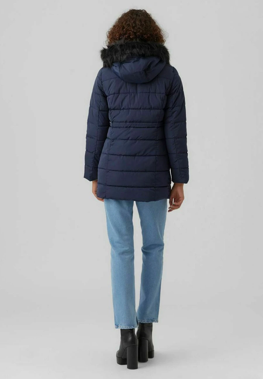 Vero Moda Vmliv- Winterjas - Navy Blazer 3 Vero Moda Vmliv- Winterjas - Navy Blazer - Afbeelding 3