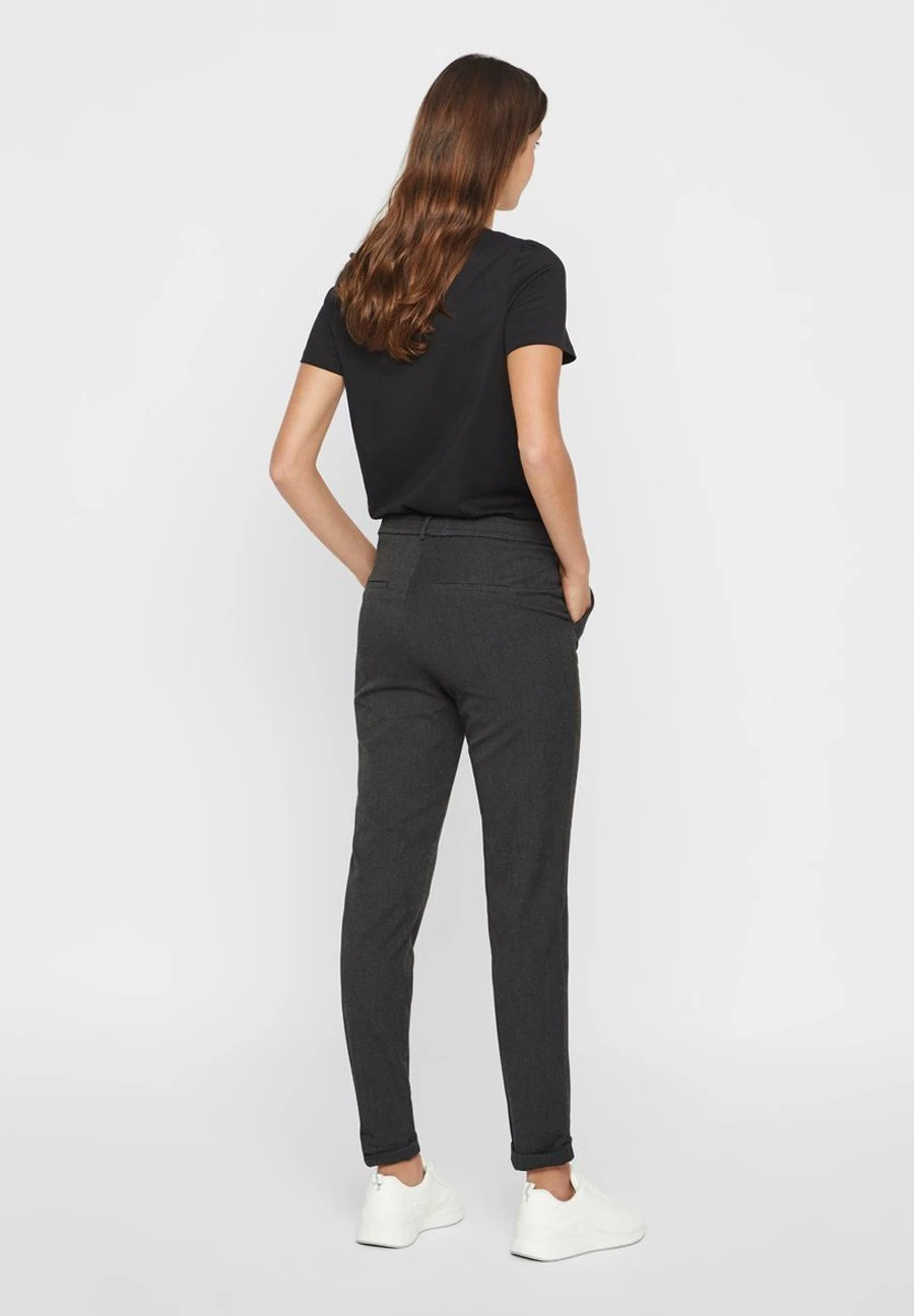 Vero Moda Vmmaya- Broek - Dark Grey Melange 3 Vero Moda Vmmaya- Broek - Dark Grey Melange - Afbeelding 3
