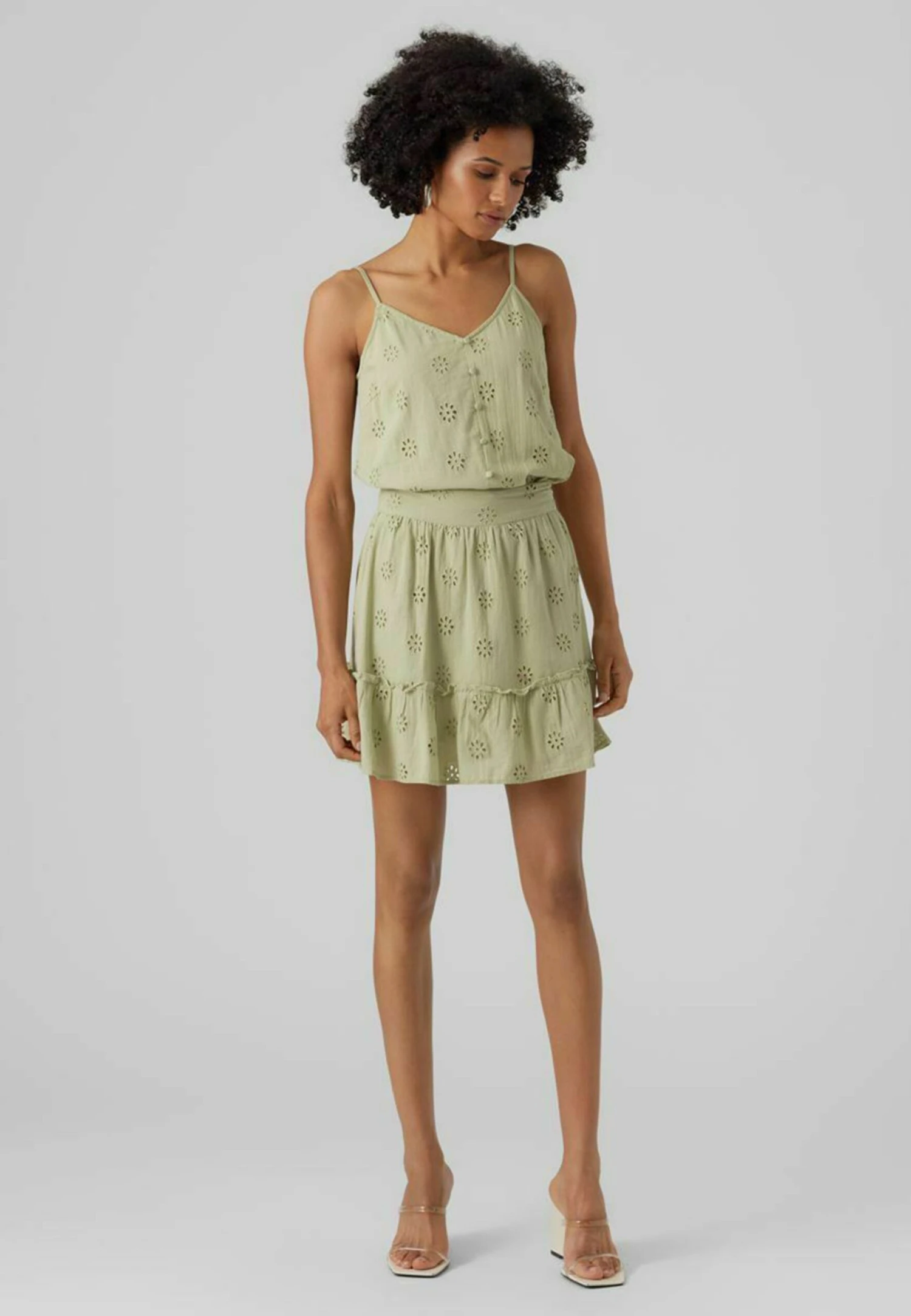 Vero Moda A-Lijn Rok - Reseda 2 Vero Moda A-Lijn Rok - Reseda - Afbeelding 2