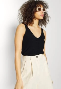 Vero Moda Tall Vmnewlex Sun - Top - Black -Vero Moda 0ad31a8d2a744b7c89005bc6ef37f519