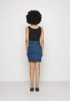 Vero Moda Petite Vmcamilla Short Paperbag Skirt- Maxirok - Medium Blue Denim -Vero Moda 0b42fb7151dd4e0284396451f2673163