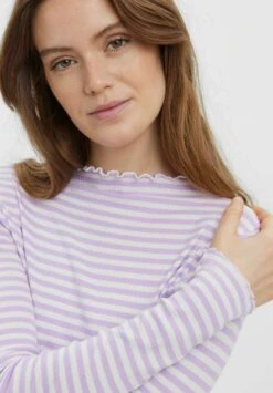 Vero Moda High Neck - Longsleeve - Lavendula -Vero Moda 0b70b7eabae4475791180fc42ef5a5f4