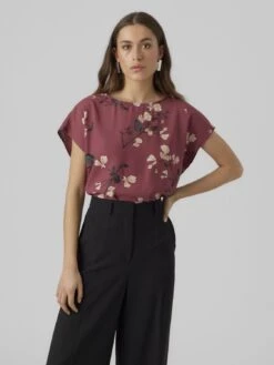 Vero Moda Vmnewhallie New - T-Shirt Print - Dry Rose
