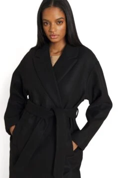 Vero Moda Vmfortune Long Ga Noos - Mantel - Black -Vero Moda 0d7fb9c3af3947858069001bda7a60d9