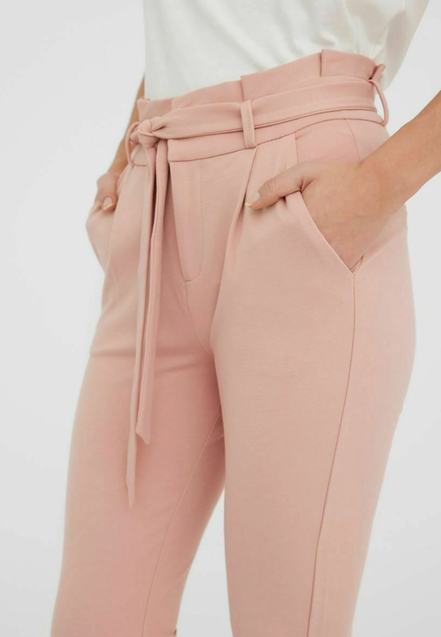 Vero Moda HrPaperbag Ga Noos - Broek - Misty Rose 4 Vero Moda HrPaperbag Ga Noos - Broek - Misty Rose - Afbeelding 4