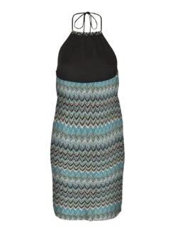 Vero Moda Vmdicte Halterneck Short Dress- Jurk - Caneel Bay Pattern/Cocoa Brown/Irish Cream -Vero Moda 1119bc3c89f24330af265d0be0d38c8a