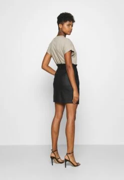 Vero Moda Vmeva Paperbag - Kokerrok - Black -Vero Moda 14b0275a78904b4588998586534bcbe0