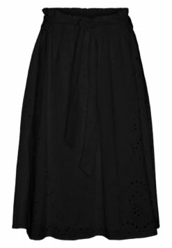 Vero Moda Broderie Anglaise - A-Lijn Rok - Black