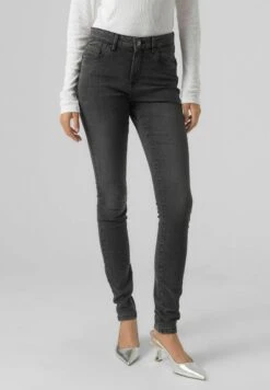 Vero Moda Slim Fit Jeans - Dark Grey Denim