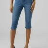 Vero Moda Capri - Jeansshort - Light Blue Denim