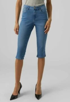 Vero Moda Capri - Jeansshort - Light Blue Denim