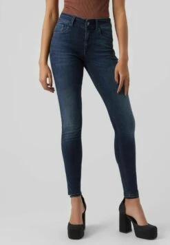 Vero Moda Jeans Skinny Fit - Dark Blue Denim