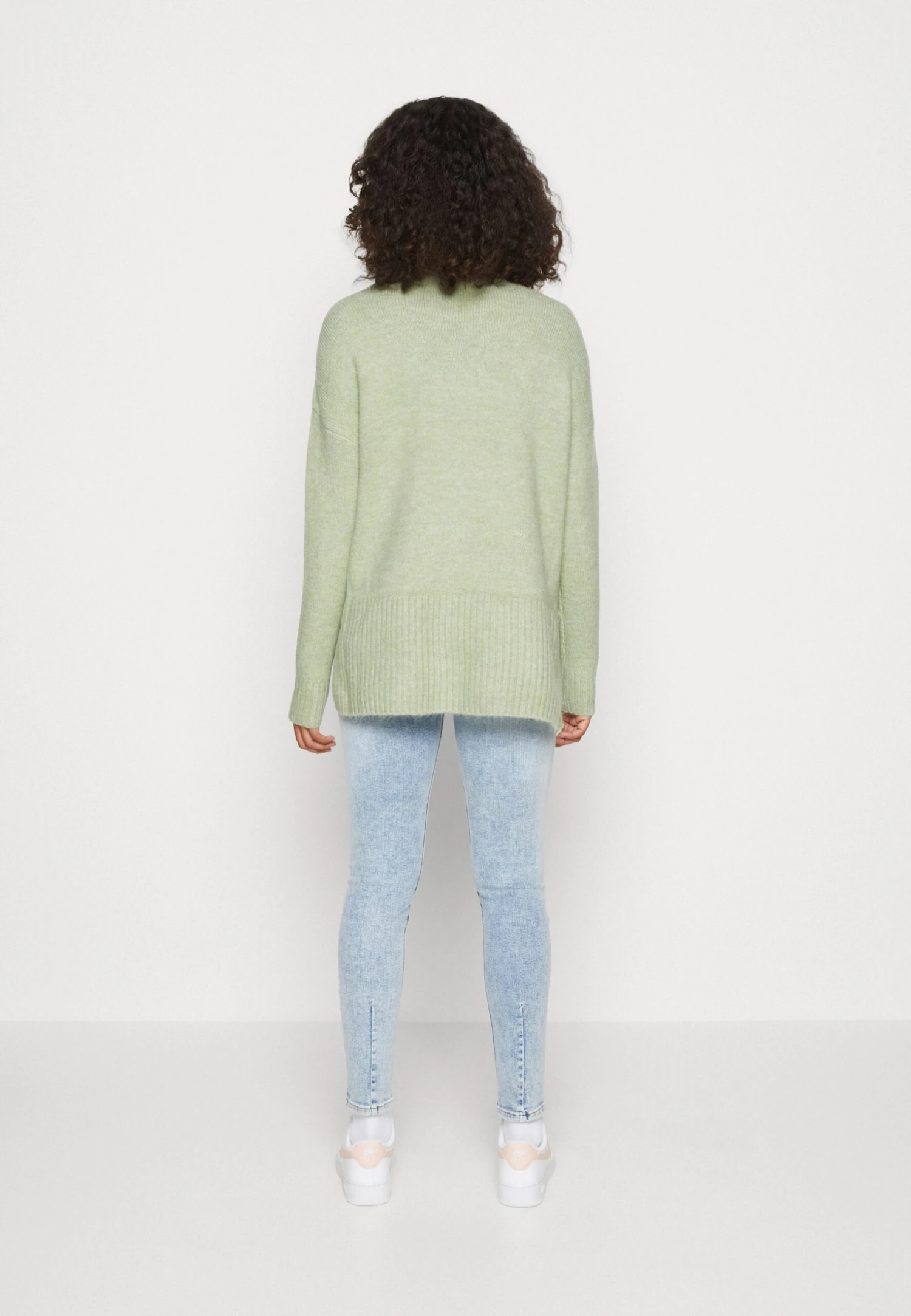 Vero Moda Vmlefile Oversize Boxy - Trui - Reseda Melange 3 Vero Moda Vmlefile Oversize Boxy - Trui - Reseda Melange - Afbeelding 3