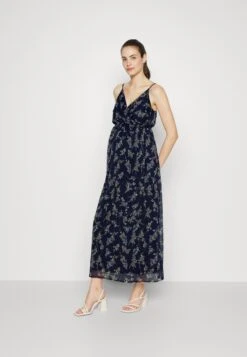 Vmmsmilla Singlet Wrap Al Dress Wvn Ga - Jurk - Navy Blazer Aop Vega