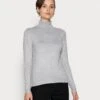 Vero Moda Tall Vmglory Rollneck - Trui - Light Grey Melange