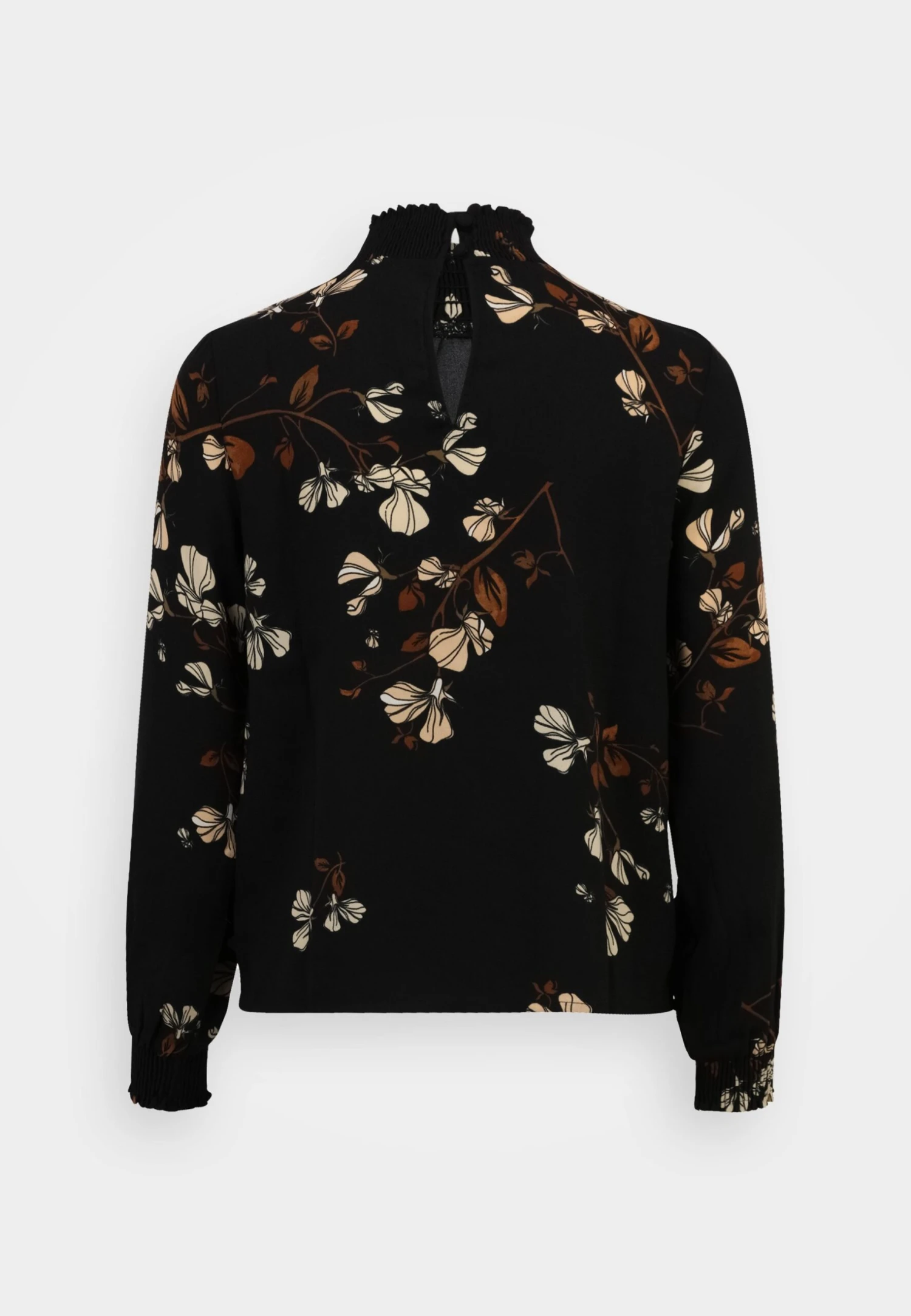 Vero Moda Petite Vmannie Smock Petite - Blouse - Black 2 Vero Moda Petite Vmannie Smock Petite - Blouse - Black - Afbeelding 2