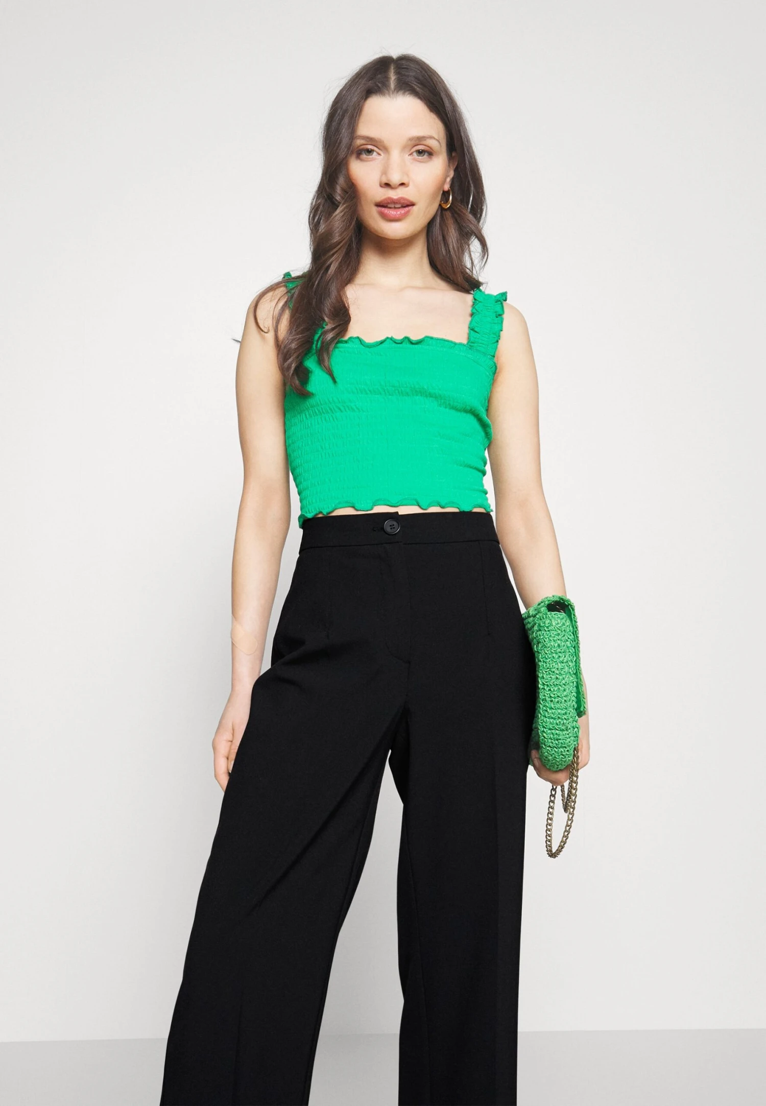 Vero Moda Petite Vmsasie Wide Pant Noos - Broek - Black 4 Vero Moda Petite Vmsasie Wide Pant Noos - Broek - Black - Afbeelding 4
