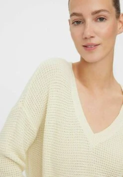 Vero Moda Vmleanna V Neck- Trui - Birch -Vero Moda 29fe4c9fcf874c4aa950e25169bef44a