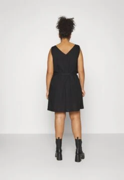 Vero Moda Curve Vmbumpy Short Dress - Jurk - Black -Vero Moda 2a3185d3c0de4cab82b451edcf0dfd1d