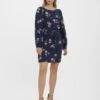 Vero Moda Vmlydia Short Dress - Jurk - Navy Blazer