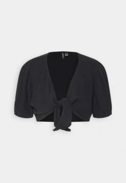 Vero Moda Vmnatali Nia Knot - Blouse - Black -Vero Moda 2dd91264940744a8a62150a192d2ab7a