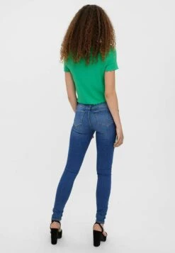 Vero Moda Mid Rise Vmseven - Slim Fit Jeans - Medium Blue Denim -Vero Moda 2e6d5fddd6c04a1fa1aa37a123fc18fb