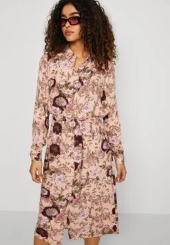 Vero Moda Vmanna Calf Shirt Dress - Blousejurk - Misty Rose -Vero Moda 2eae1dadc297487d8c9a10d193d3a1ad
