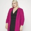 Vero Moda Curve Vmcrica - Halflange Jas - Boysenberry