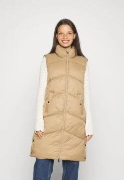 Vero Moda Petite Vmuppsala Waistcoat- Bodywarmer - Tigers Eye
