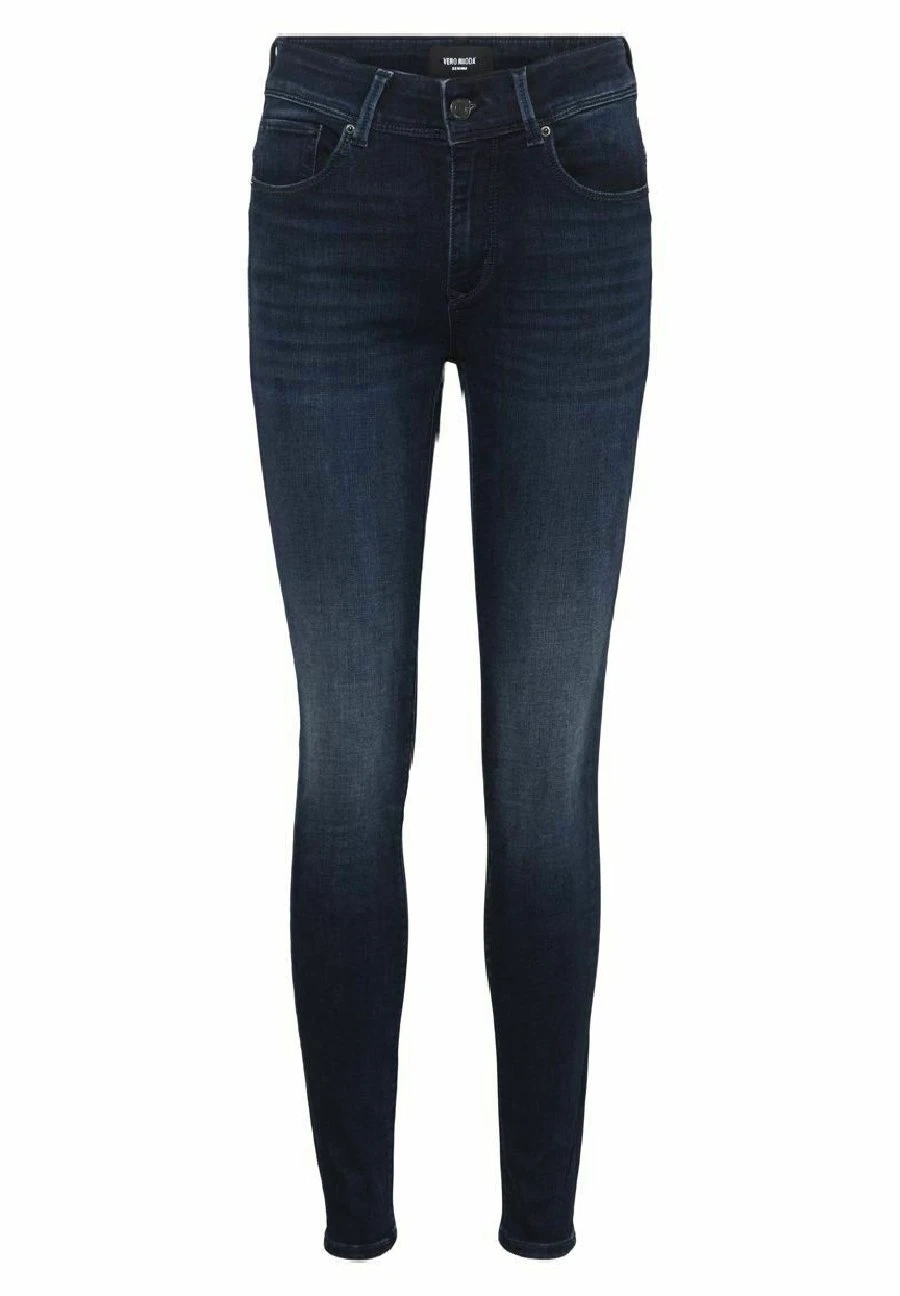 Vero Moda Jeans Skinny Fit - Dark Blue Denim 5 Vero Moda Jeans Skinny Fit - Dark Blue Denim - Afbeelding 5