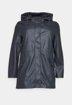 Vero Moda Curve Vmmalou Coated Jacket - Parka - Asphalt -Vero Moda 30907ec62d9b48c5a8f4263b114b8c26