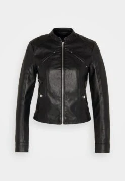 Vero Moda FavodonaNoos - Imitatieleren Jas - Black -Vero Moda 30d2c34511fa4451bd7fdfa86086fb7b