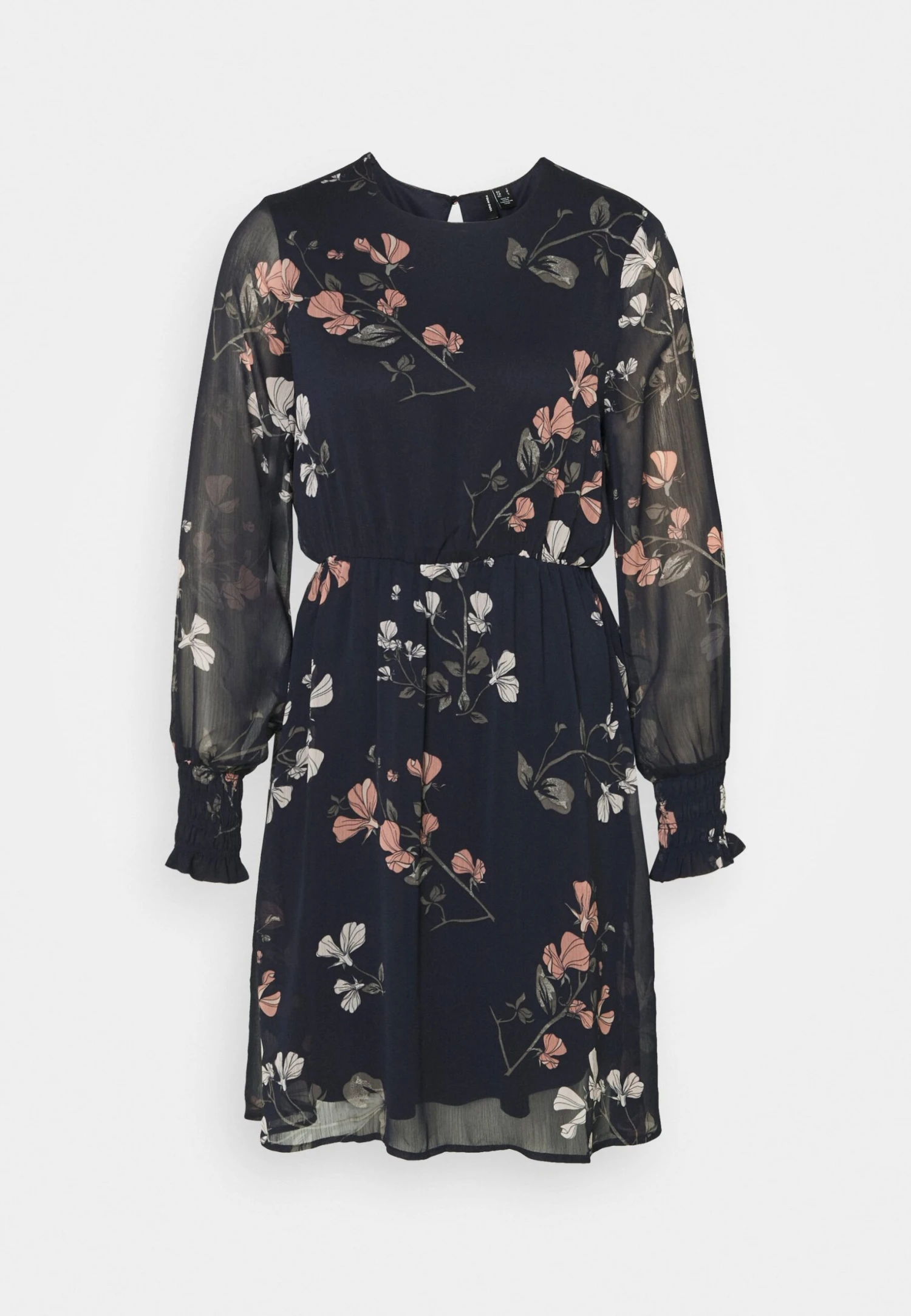 Vero Moda Vmsmilla Dress - Jurk - Night Sky 1 Vero Moda Vmsmilla Dress - Jurk - Night Sky