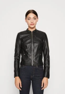 Vero Moda FavodonaNoos - Imitatieleren Jas - Black