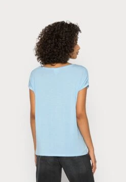 Vero Moda Vmava Plain - T-Shirt Basic - Blue Bell -Vero Moda 37662cfe7c094b56990e2db0e1200285