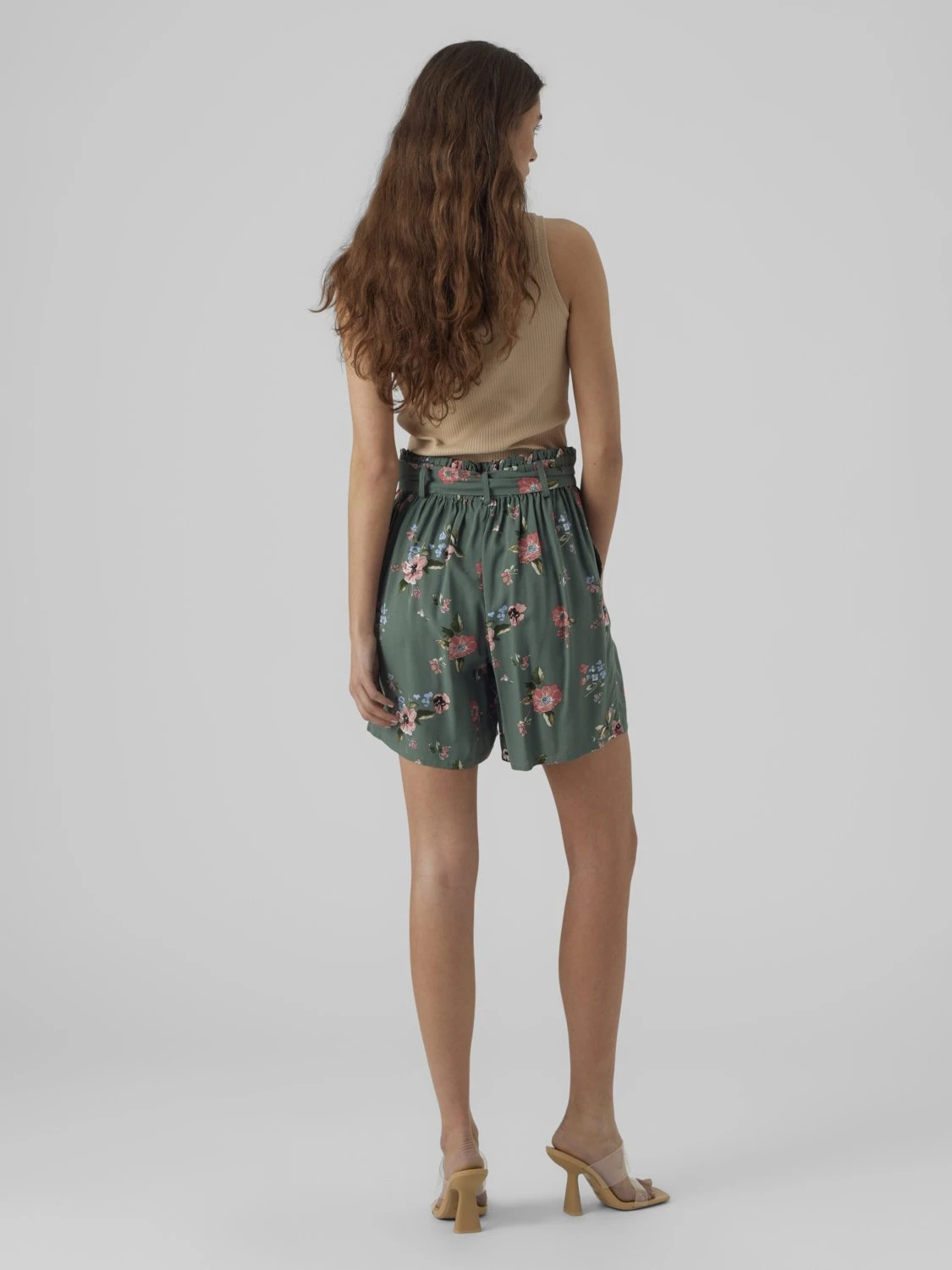 Vero Moda Vmeasy - Shorts - Light Green 3 Vero Moda Vmeasy - Shorts - Light Green - Afbeelding 3