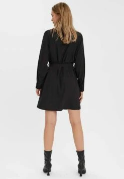 Vero Moda Mini Gerüschtes- Jurk - Black -Vero Moda 3984e7662a184a25b949205d9f923f52