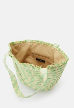 Vero Moda Straw Bag - Shopper - Jade Cream/White -Vero Moda 39a84dffe2c446dfa1f36ebe67b76c99