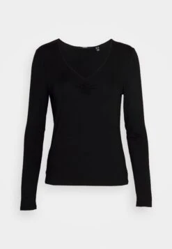 Vero Moda Petite Vmalberte V Neck - Longsleeve - Black -Vero Moda 3bee869482284708a7fdafee4ab34bfa