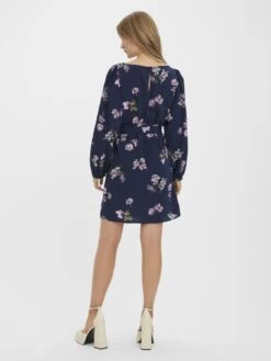 Vero Moda Vmlydia Short Dress - Jurk - Navy Blazer -Vero Moda 3e90bee060bc40c3a9e83d5b3d507efd