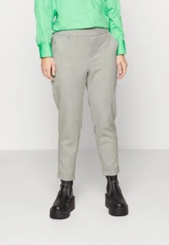 Vero Moda Petite Vmmaya Solid Pant- Broek - Light Grey Melange