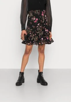 Vero Moda Vmrosa Smock Skirt - Minirok - Black/Pink