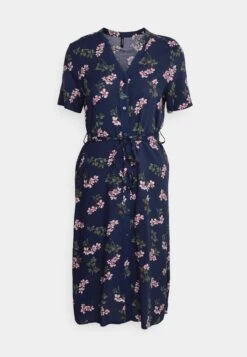 Vero Moda Petite Vmvica Shirt Dress - Blousejurk - Dark Blue Deinim -Vero Moda 423ff74a2ff446f0a82f1b8f59c4b7a5