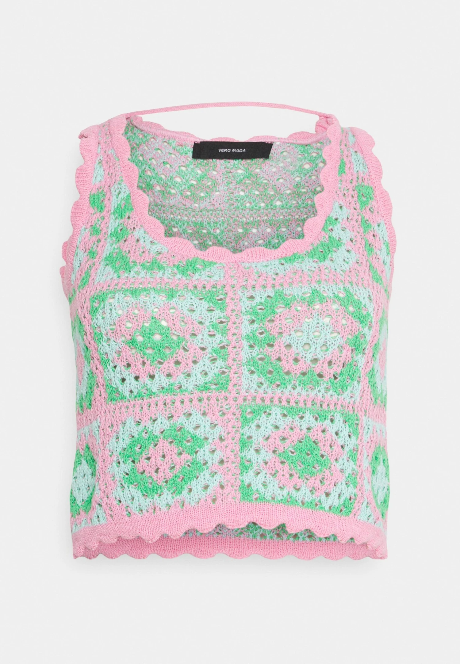 Vero Moda Petite Vmvea - Top - Bright Green/Bonbon/Limpet 5 Vero Moda Petite Vmvea - Top - Bright Green/Bonbon/Limpet - Afbeelding 5