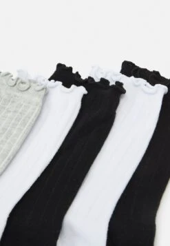 Vero Moda Vmena Socks 5 Pack - Sokken - Grey Melange/Snow White/Black -Vero Moda 4384af7469b64d4ab8903fc38ff7ae3c