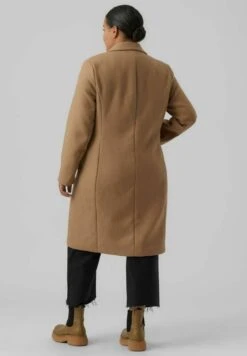 Vero Moda Curve Vmblaza Long Curve - Mantel - Tigers Eye -Vero Moda 43f58aae70f44bb5a0f7d3d39b010714