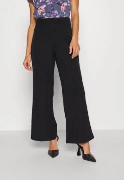 Vero Moda Petite Vmhalmia Wide Solid Pant- Broek - Black