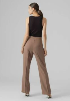 Vero Moda Sandy Hr Straight Noos - Broek - Brown Lentil -Vero Moda 4cbb8587d406430fbd6f6a6fc26de04b