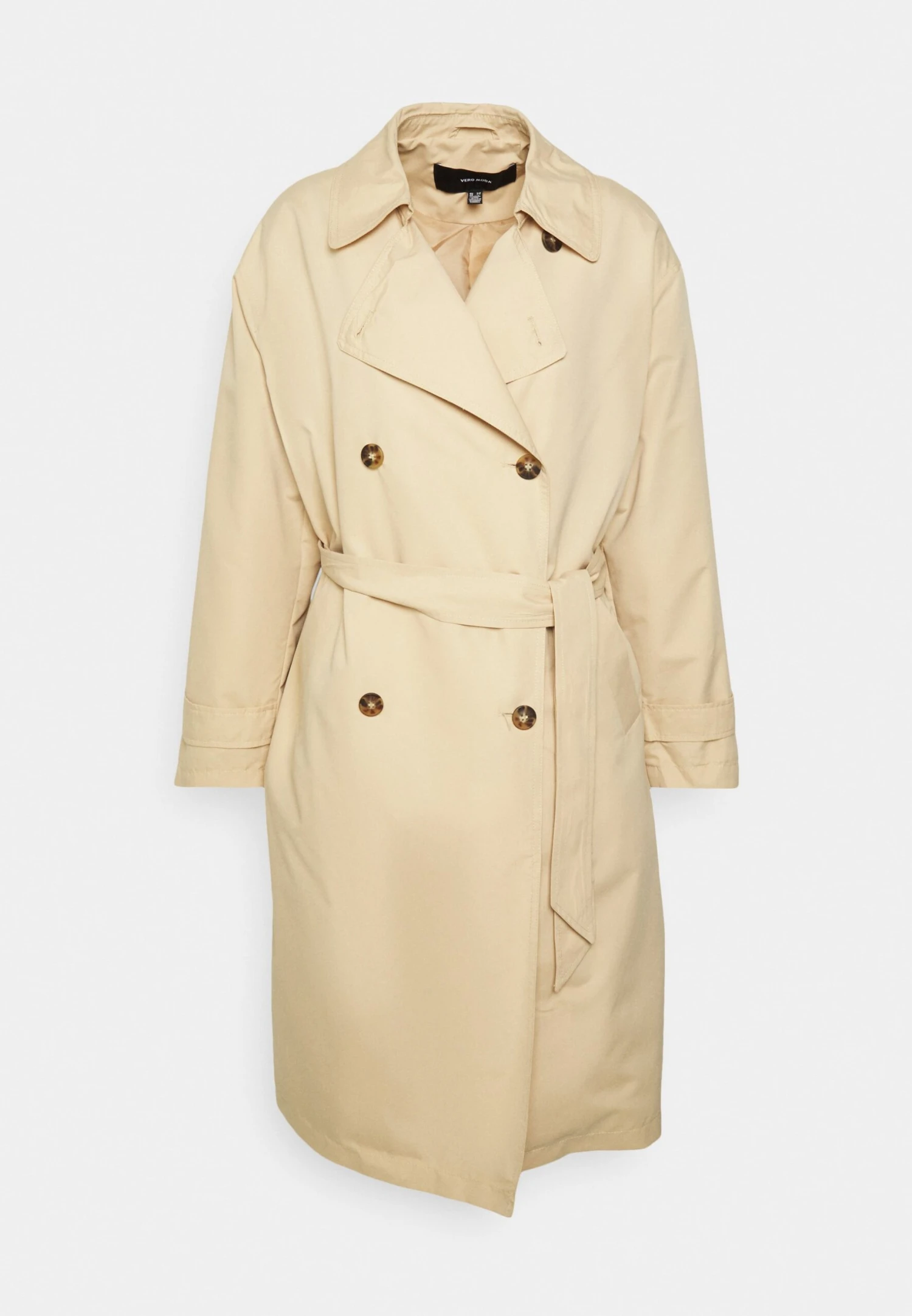 Vero Moda Petite Vmpernillemie Long- Trenchcoat - Irish Cream 5 Vero Moda Petite Vmpernillemie Long- Trenchcoat - Irish Cream - Afbeelding 5